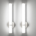 2-Pack 17.3" LED Vanity Light, 12W 1200LM 5000K Daylight Dimmable Bathroom Light Vertical or Horizontal, Modern