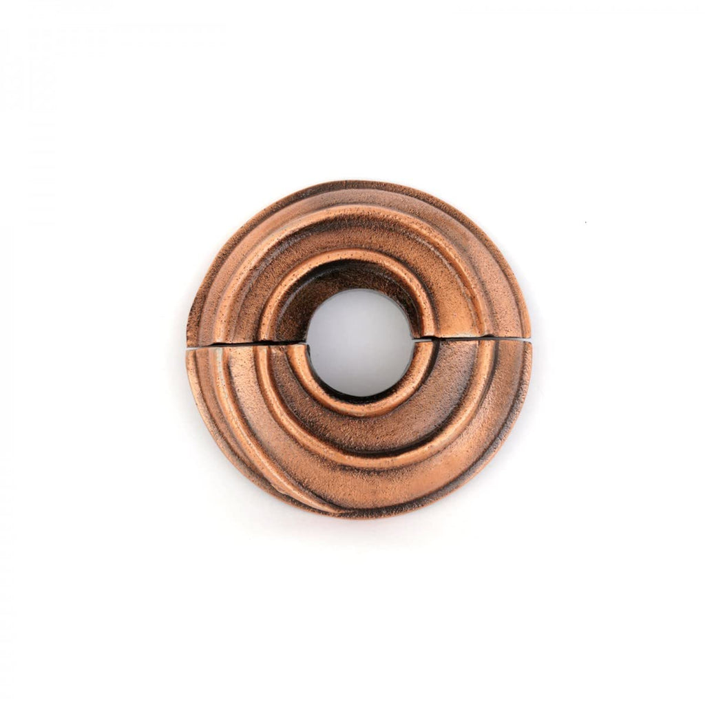 3.13 in OD 1/2 in IPS Antique Copper Radiator Flange