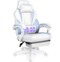 Big and Tall Gaming Chair 400lb Capacity, Heavy-Duty Office Chair with Reinforced Footrest, Wide Seat High Back PC