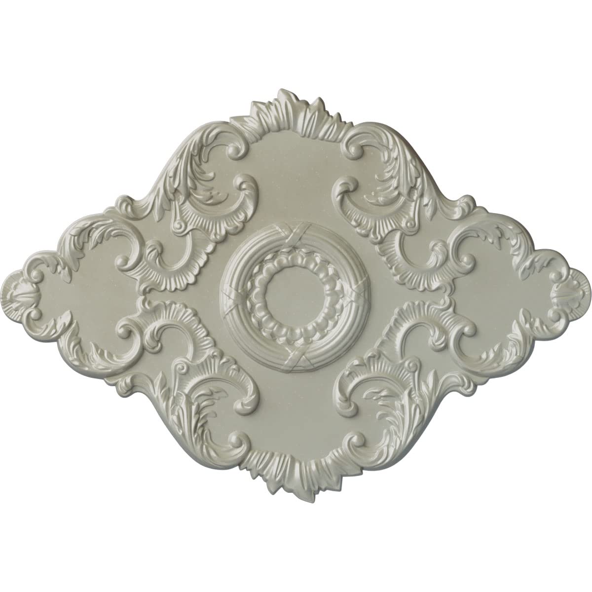 Hand-Painted Flash Copper 37" W x 26" H x 1 3/8" P Piedmont Ceiling Medallion