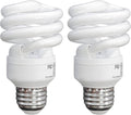 Compact Fluorescent Light Bulbs T2 Spiral, E26 Base