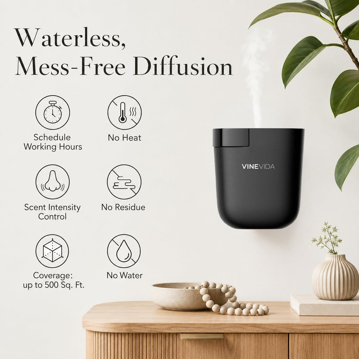 Prime Plug-in Diffuser | Fragrance Oil Diffuser - Cold Air Diffuser for Essential Oils | Scent Machine (2 Hotel