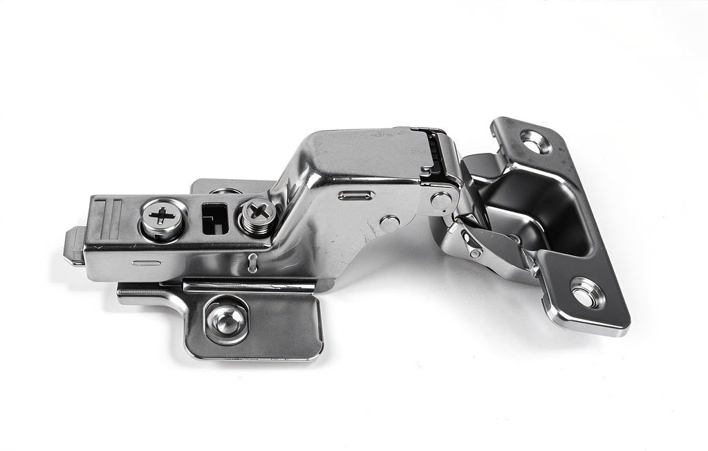 4-Pack Inset Soft Close Frameless Hinges, 110 Degree 6-Ways 3-Cam Adjustment Concealed Kitchen Cabinet Hinges