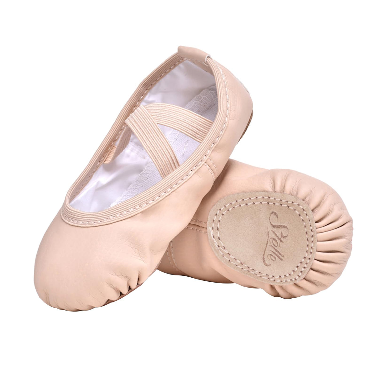 Ballet Shoes for Girls Toddler Soft Leather Split Sole(BP, 9MT)