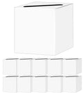 10 Pcs White Card Box with Slot Money Gift Card Box Holder for Party Wedding Reception Birthday Graduation Bridal