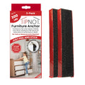 Adhesive Furniture Anchor, No-Drill, Aesthetic & Invisible Once Installed, Anti-Tip Furniture Safety Anchor to