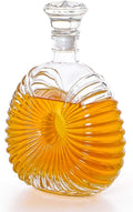 Liquor Decanter, Glass Decanter with Airtight Stopper, Decanter Bottle for Whiskey, Brandy, Scotch, Bourbon 24oz/700ml