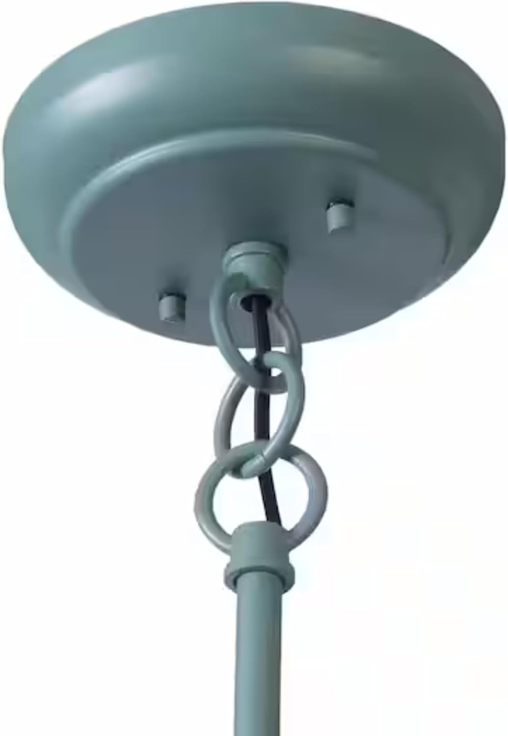 Ridge Outdoor 1 Light Teal Mini Pendant, Weather-Resistant Hanging Porch Light