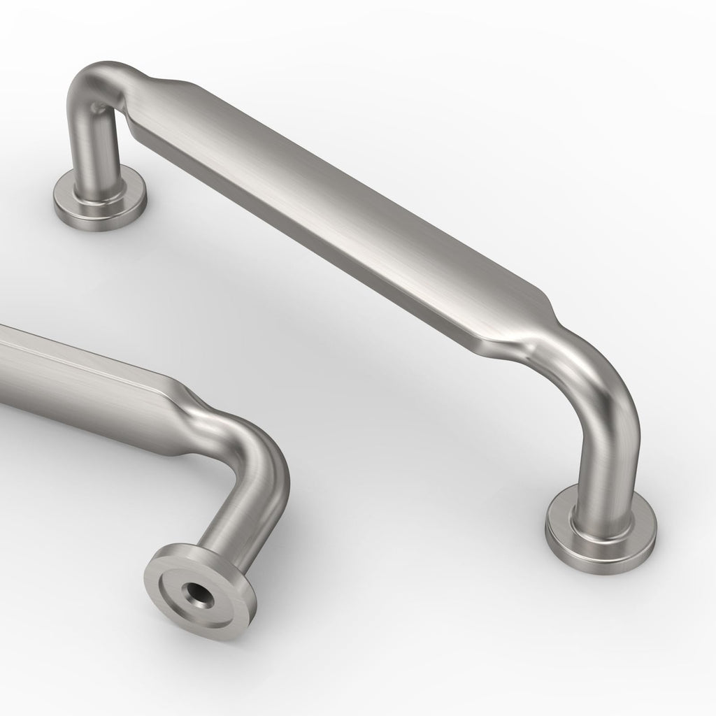 6 Pack 3 inch Brushed Satin Nickel Kitchen Cabinet Handles