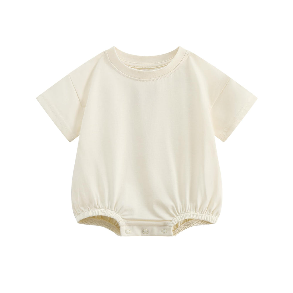 Baby Boy Girl Bubble Romper Infant Toddler T-Shirt Bodysuit,Yellow