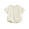 Baby Boy Girl Bubble Romper Infant Toddler T-Shirt Bodysuit,Yellow