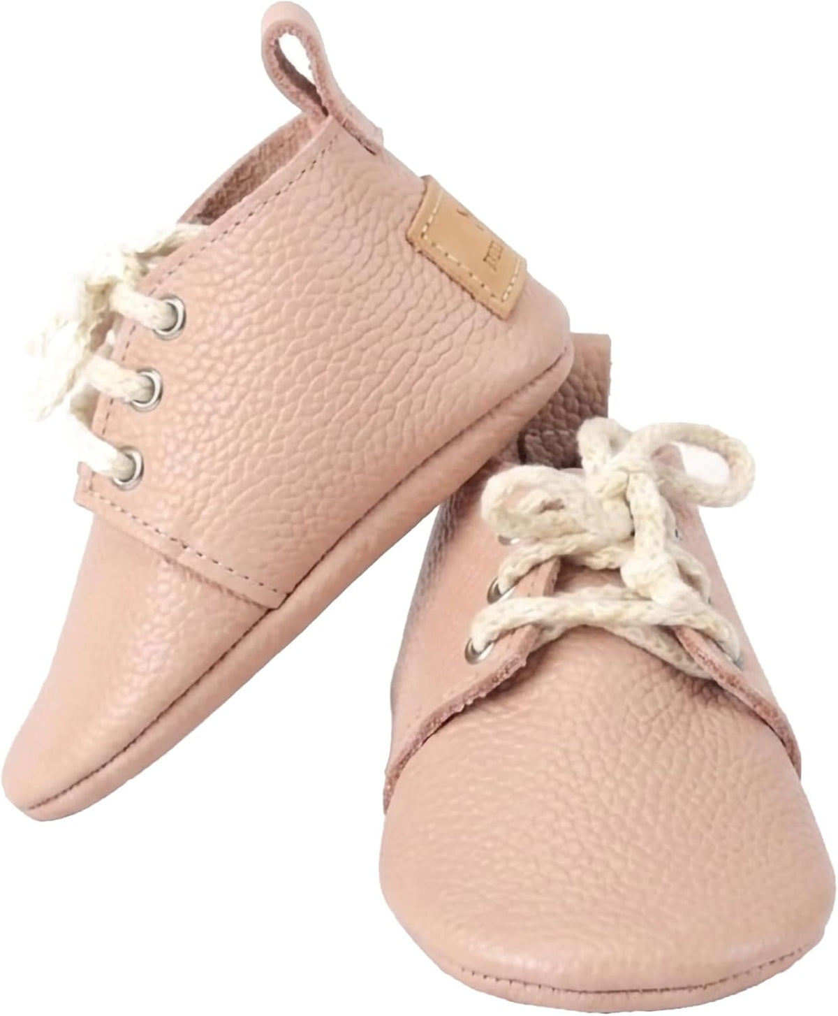 Baby Shoes Leather Blush Pink Toddler Moccasins Infant Booties