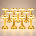 12 Pcs LED Cordless Table Lamp Bulk Rechargeable,Gold