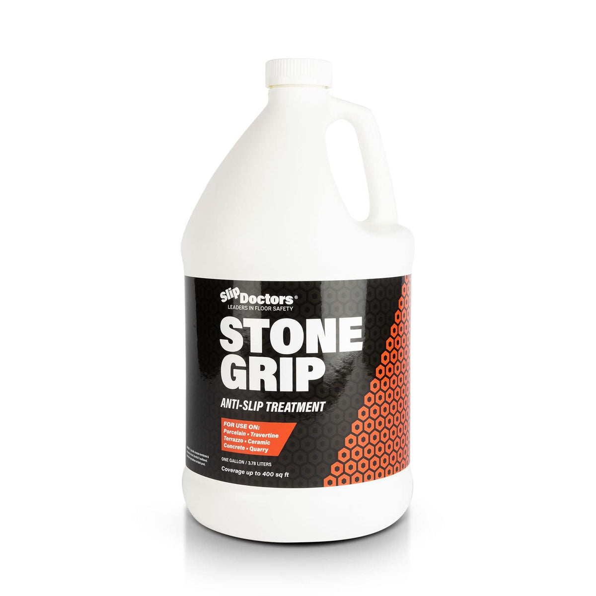 Grip Industrial (Gallon) Non-Slip Floor Treatment for Tile and Stone to Prevent Slippery Floors. Indoor/Outdoor