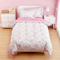 Floral Bedding Sets with 3-Pieces (Includes 1 Comforter, 1 Fitted Sheet, 1 Pillowcases), Comforters Bed Set
