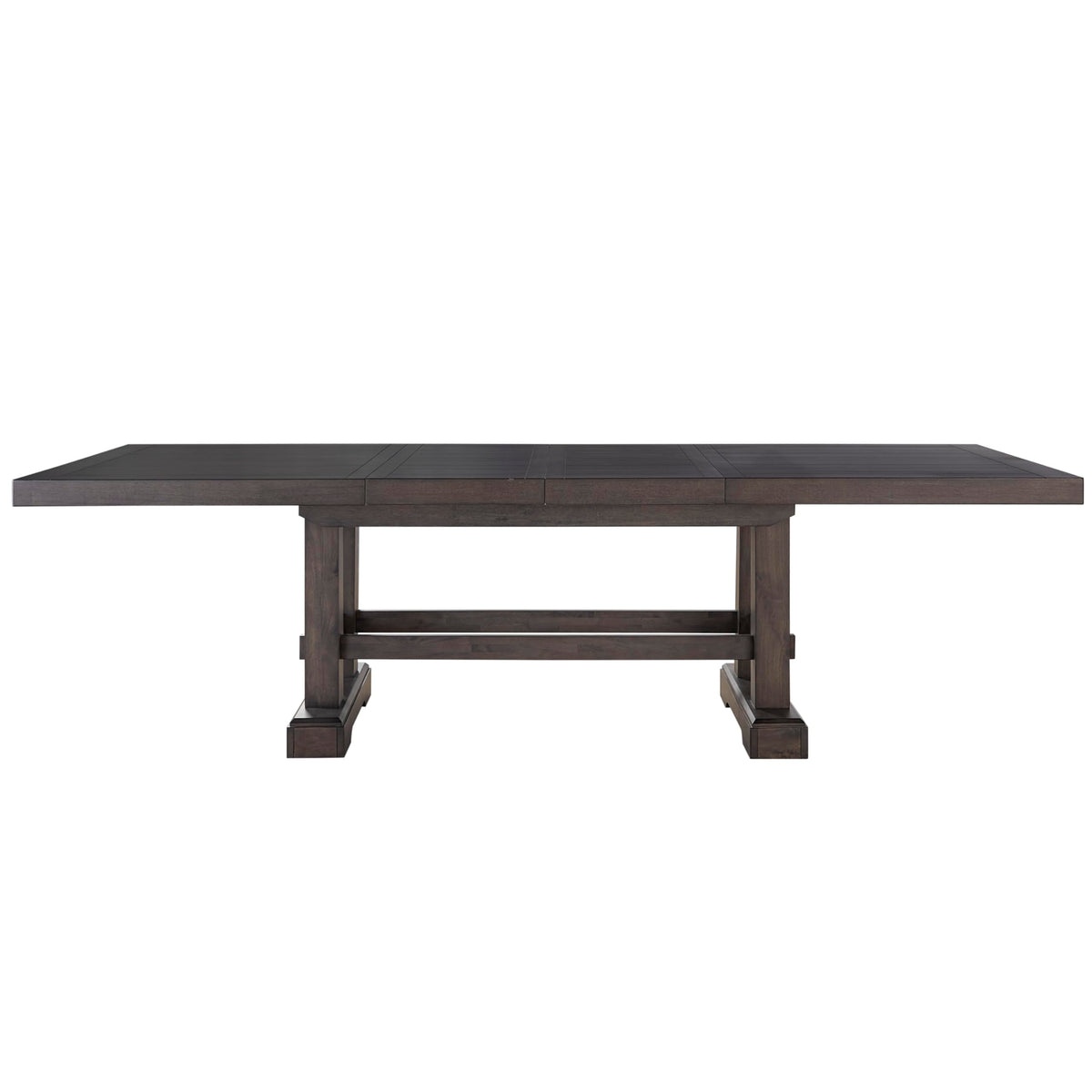 Napa 9pc Dining Table Set, 72"-90"-108" Dining Table w/ 2-18" Leaves, 8 Upholstered Side Dining Chairs