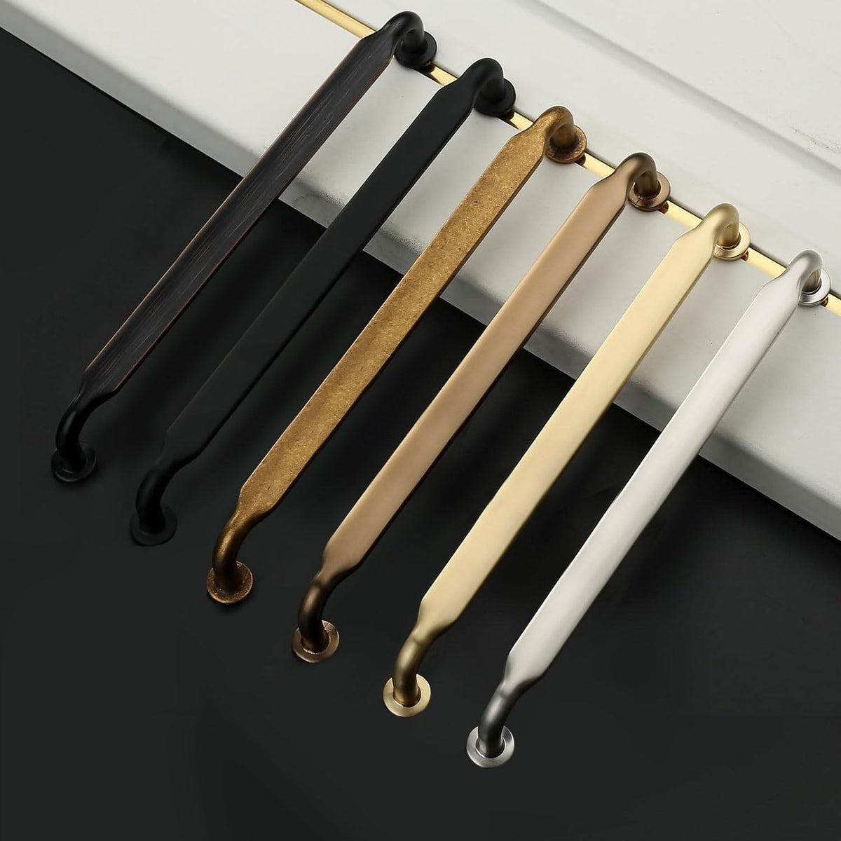 20 Pack 6.3 inch Matte Black Kitchen Cabinet Handles