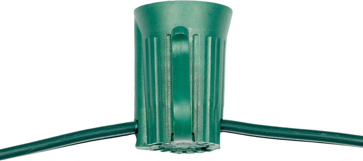 1,000 Feet C9 E17 Socketed Light Spool, Green Wire Reel
