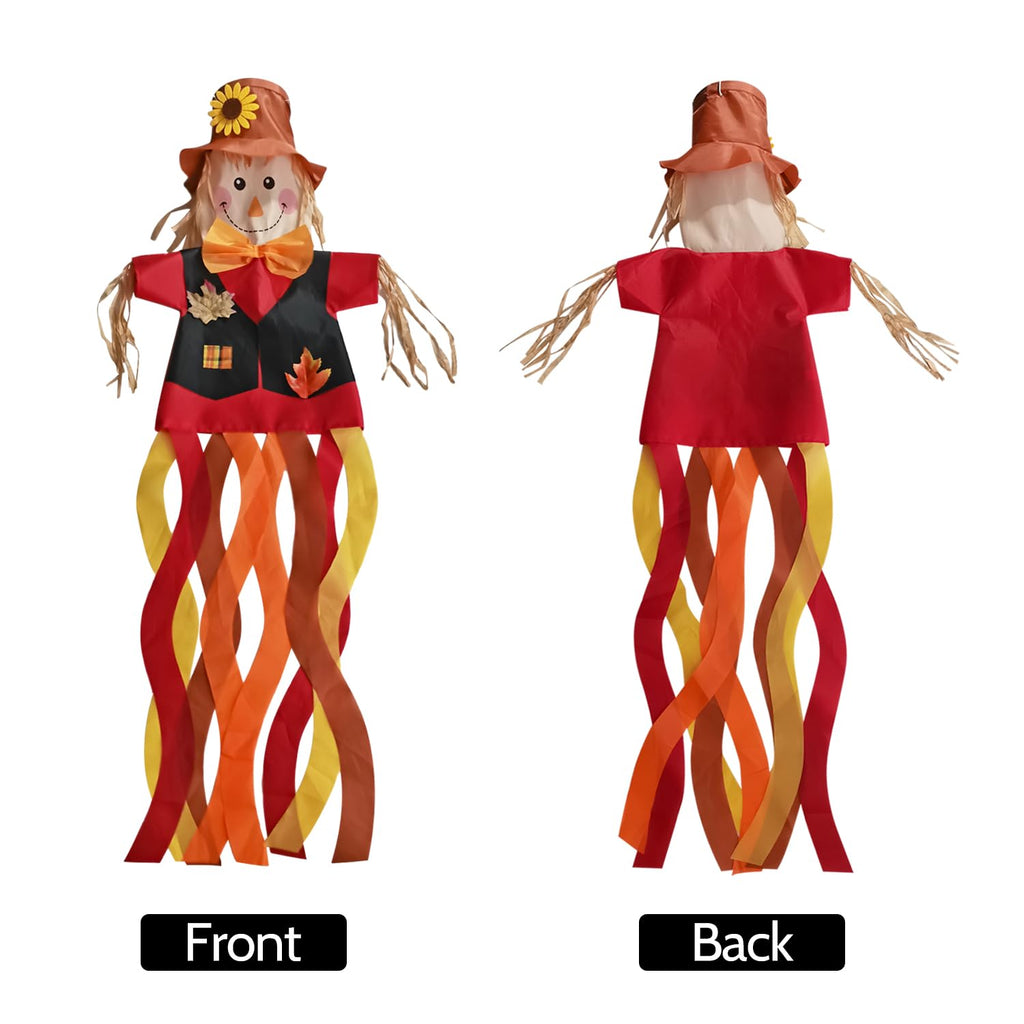 Scarecrow Windsock Fun and Festive Outside Decorations for Your Yard