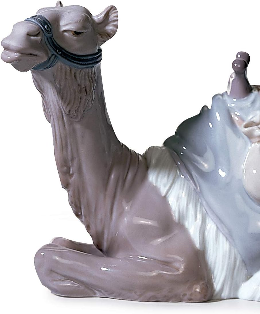 Camel Nativity Figurine. Porcelain Nativity Camel Figure.