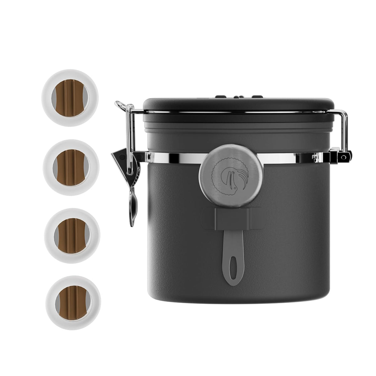 Canister, 11oz Airtight Stainless Steel Container