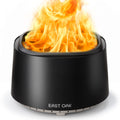 Fire Pit 29", Stainless Steel Smokeless Fire Pits for Outside Large Wood Burning Firepit with Poker & Removable Ash