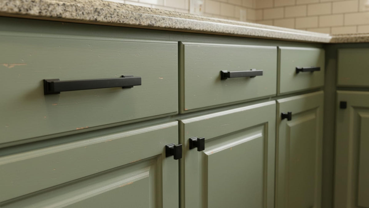 3" Matte Black Cabinet Pulls and Handles 10 Pack, AL3061MB