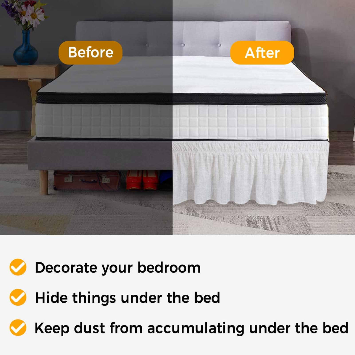 Wrap Around Bed Skirts for Beds