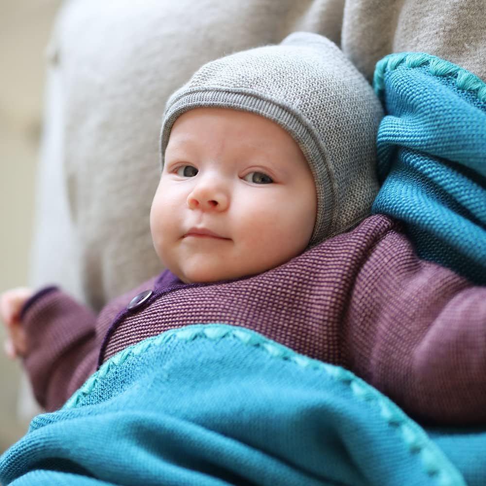 Baby 100% Merino Wool Bonnet Hat