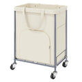 170L Large Laundry Basket with Wheels, Rolling Laundry Hamper Easy Access Clothing Minimizes Bending, Laundry Cart
