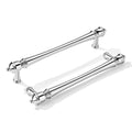 10 Pack 8 inch(203mm) Hole Center Virbant Polished Chrome Cabinet Pulls Heavy-Duty Solid Cabinet Hardware Drawer
