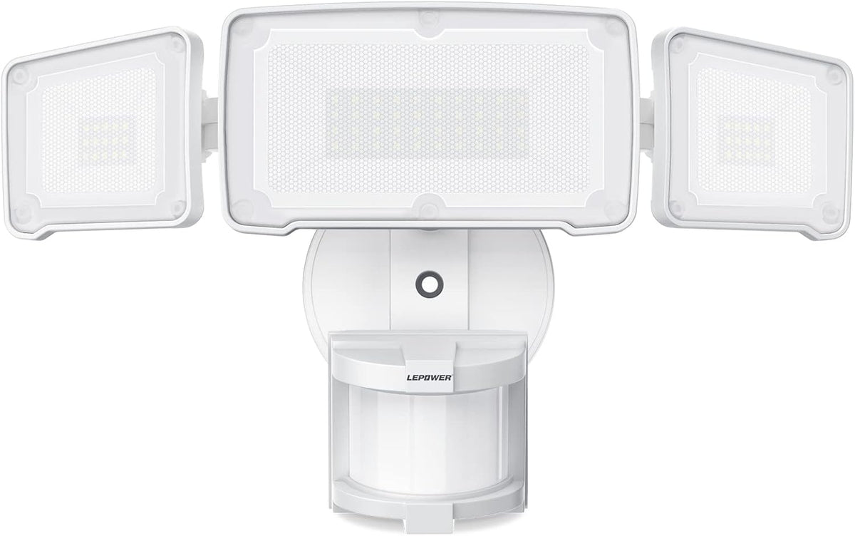 LED Security Light Motion Sensor Outdoor Lights, Bright 38W 4200LM | 72 FT Range, IP65, Easy to Install, 180° Motion