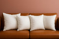 Trendy Home 20x20 Throw Pillow Insert (, White) Bed and Couch Pillows Stuffer Hypoallergenic, Decorative Home - Set of 4