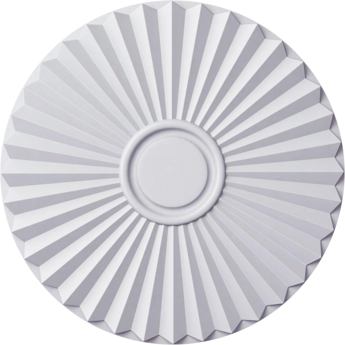 19 3/4"OD x 1 3/8"P Shakuras Ceiling Medallion (For Canopies up To 5"), White