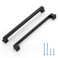 Matte Black Cabinet Pulls, 8 Inch (204mm), 20 Pack