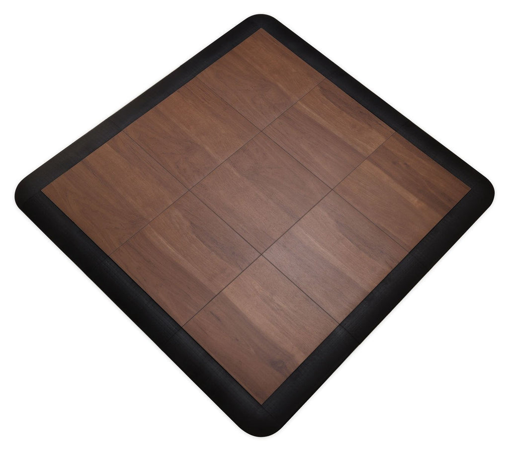 Portable Dance Floor Kit, 3'x3', 3' X 3' Finish, 9 Sq Ft