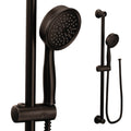 Eco-Performance Oil-Rubbed Bronze Detachable Handheld Showerhead with 69-Inch-Long Hose Featuring 24-Inch Slide Bar