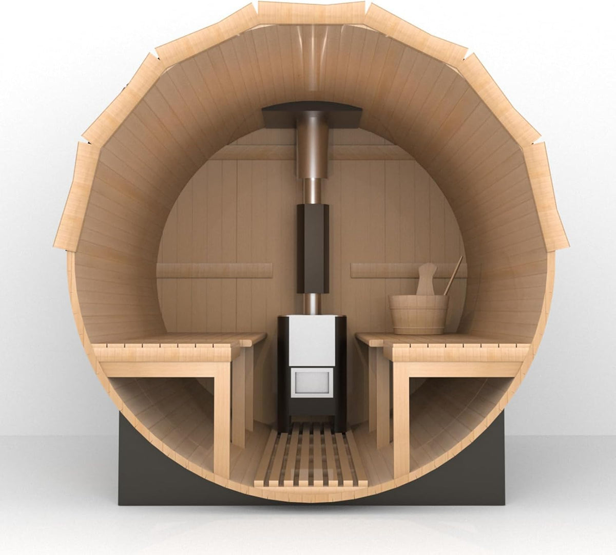 Smartmak Customized Outdoor Barrel Steam Sauna