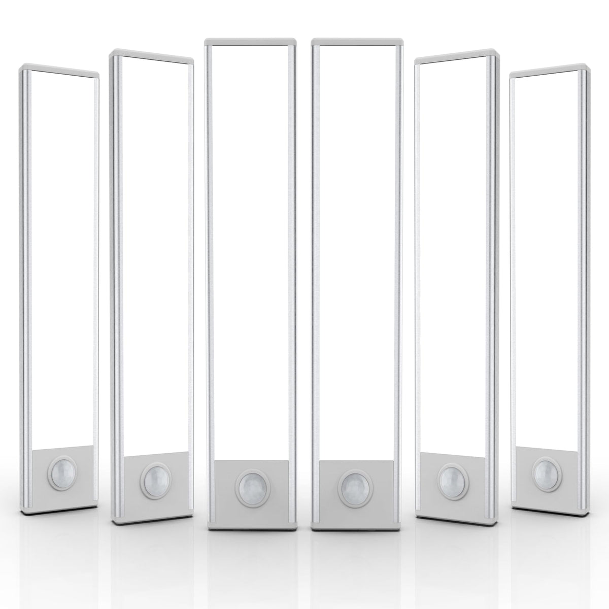 6 Pack Under Cabinet Lighting, 32 LED Motion Sensor Light Indoor Rechargeable Magnetic Closet Lights Battery