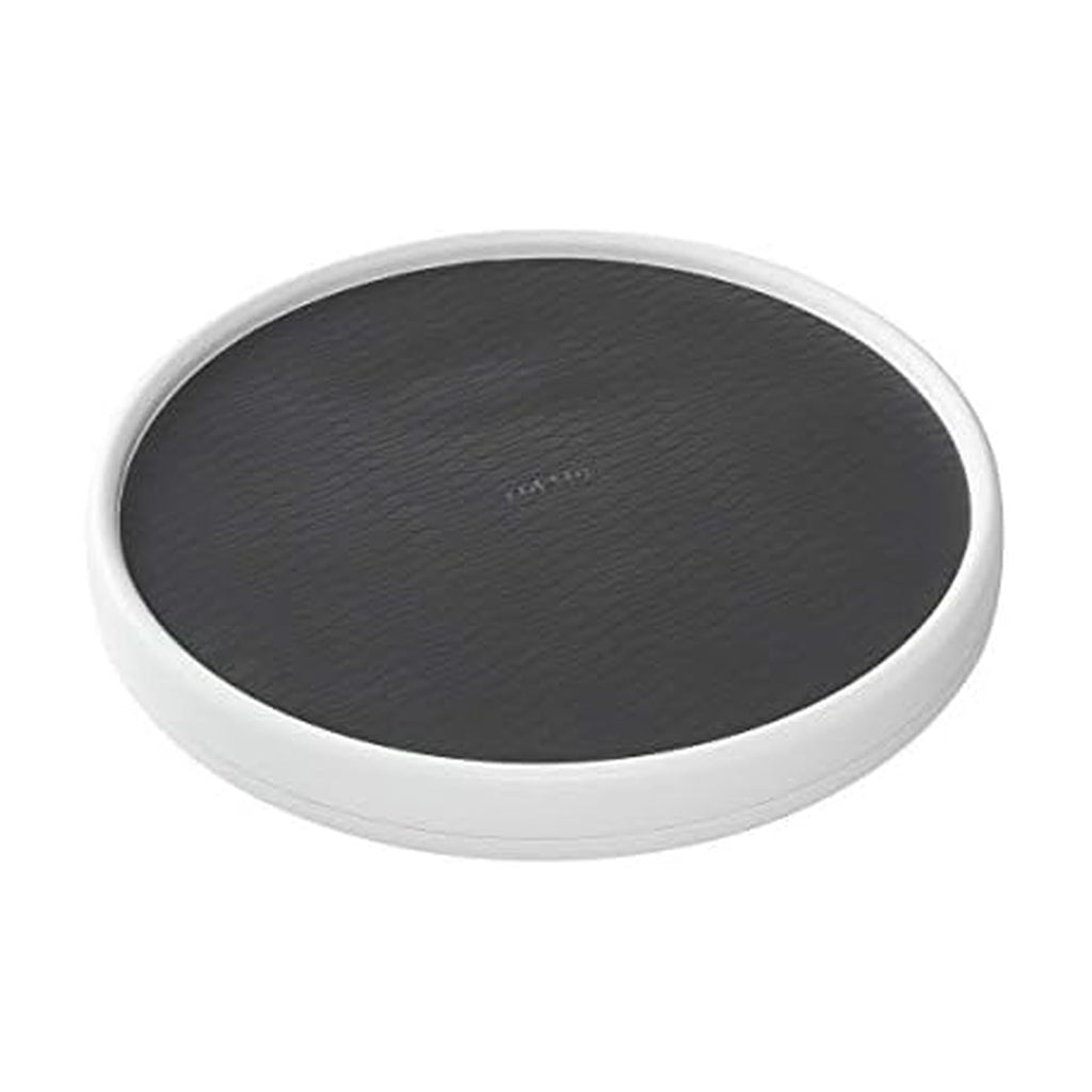 Non-Skid Lazy Susan Turntable Organizer 15-Inch Charcoal Gray