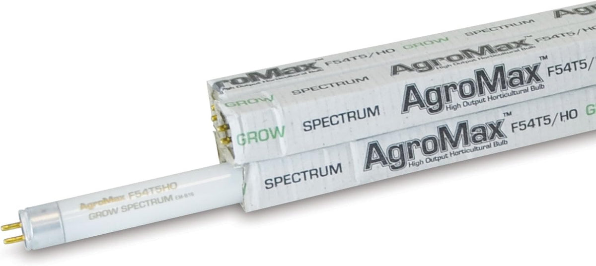 4 Foot (45.75") 6,400K Grow T5 Fluorescent Grow Light Bulbs - (4) F54T5HO Bulbs
