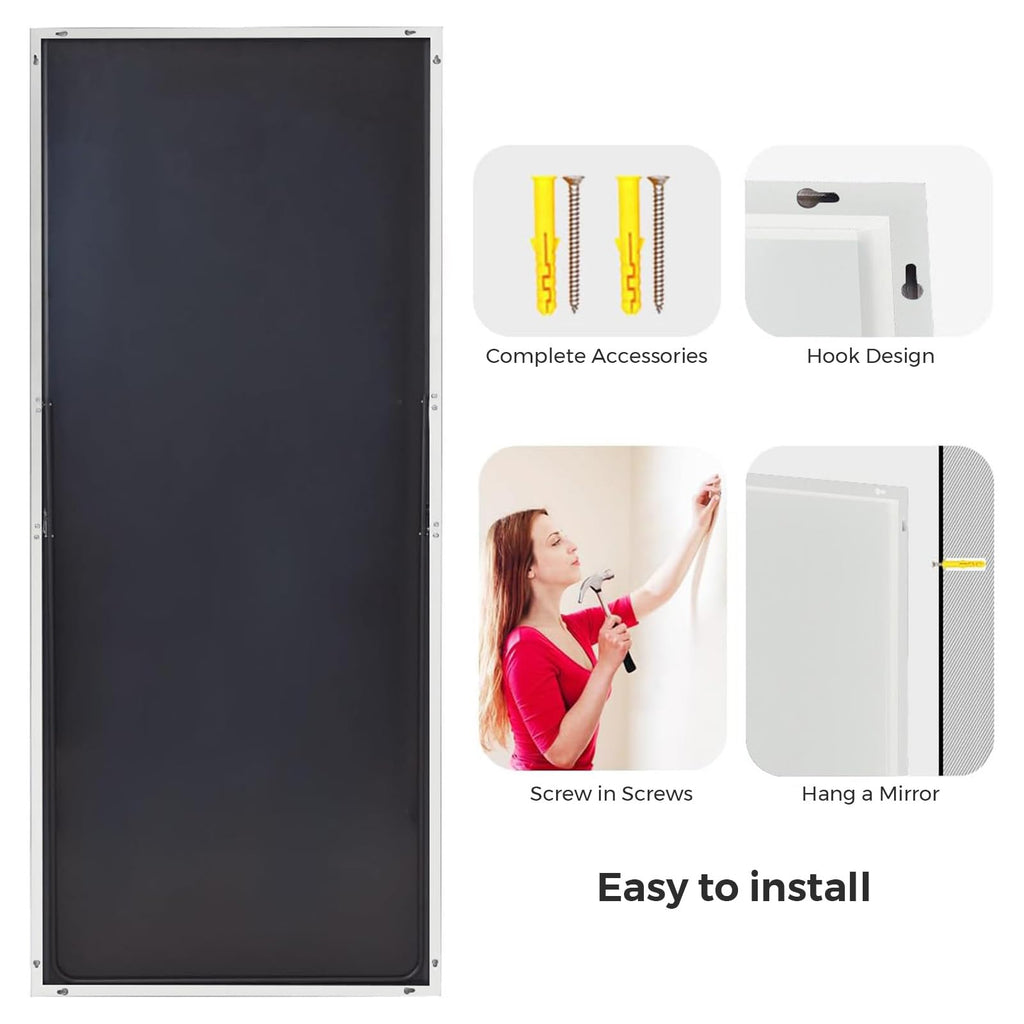 71"x30" Floor Mirror Full Length, Large Sliver Mirror