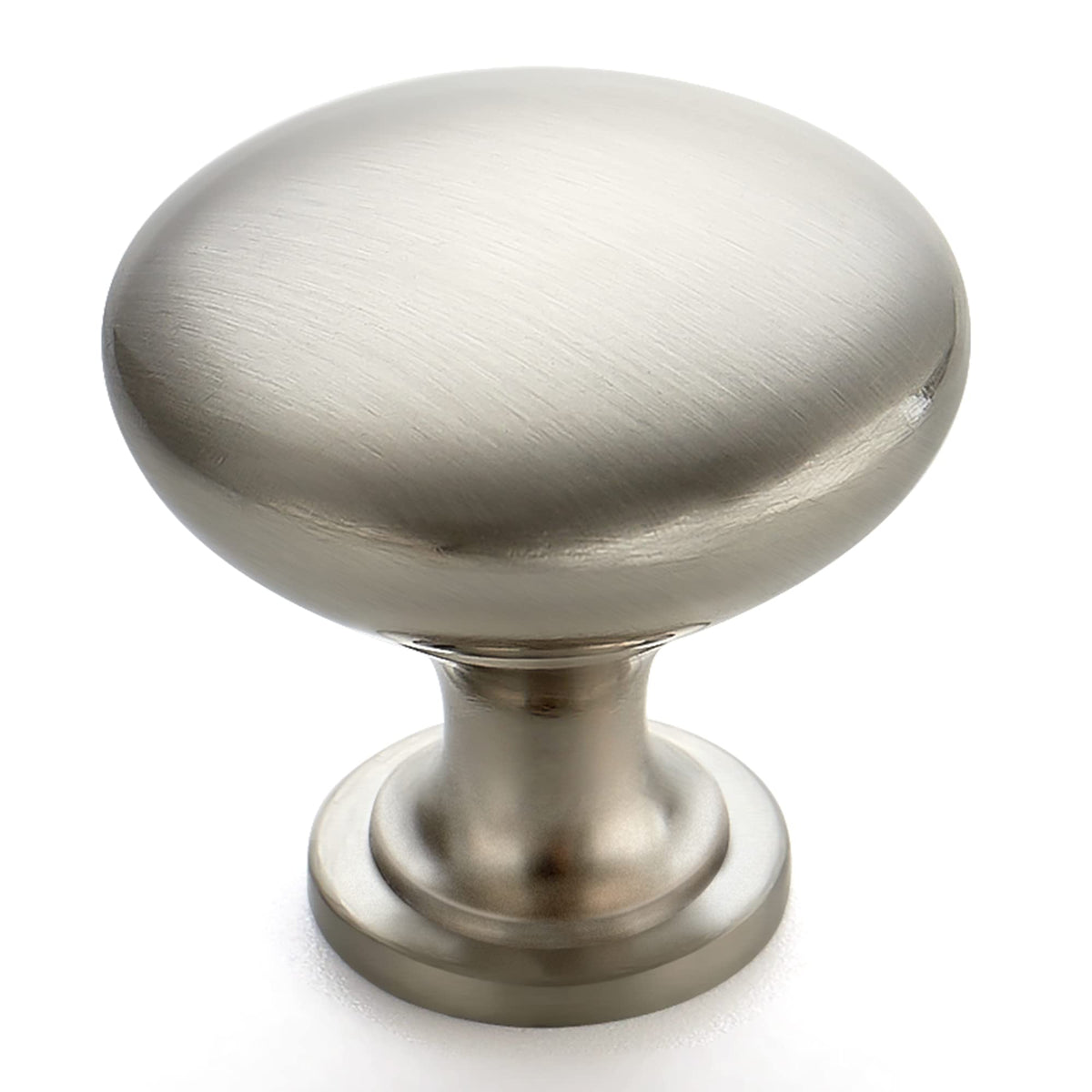 Brushed Nickel Cabinet Knobs, Zinc Knobs Drawer Pulls, 20 Pack