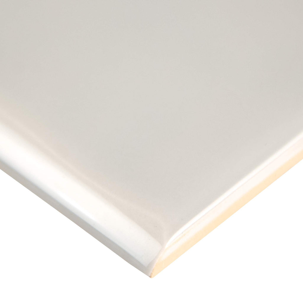 Glossy Bullnose Ceramic Subway Wall Tile|Urbano Dusk | 4" x 12"