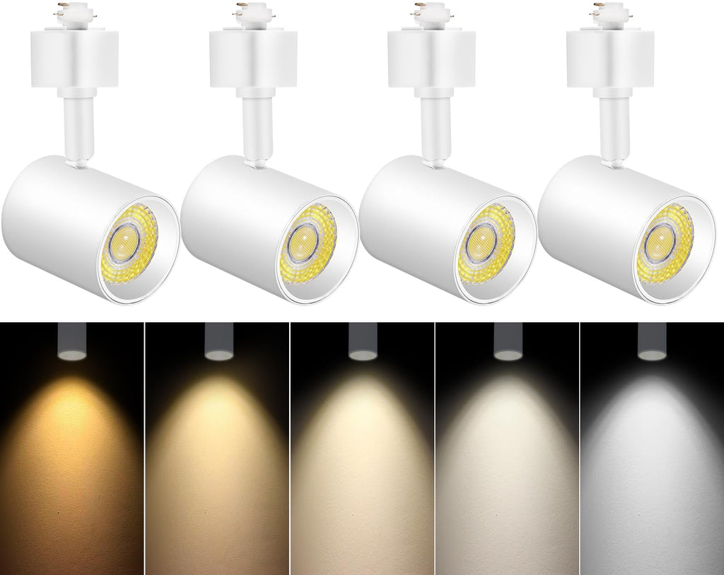 LED Track Lighting Heads H Type Track Light Heads Dimmable, 2000K 3000K 4000K 5000K 6000K Adjustable, Flicker