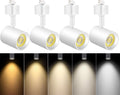 LED Track Lighting Heads H Type Track Light Heads Dimmable, 2000K 3000K 4000K 5000K 6000K Adjustable, Flicker