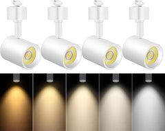 LED Track Lighting Heads H Type Track Light Heads Dimmable, 2000K 3000K 4000K 5000K 6000K Adjustable, Flicker
