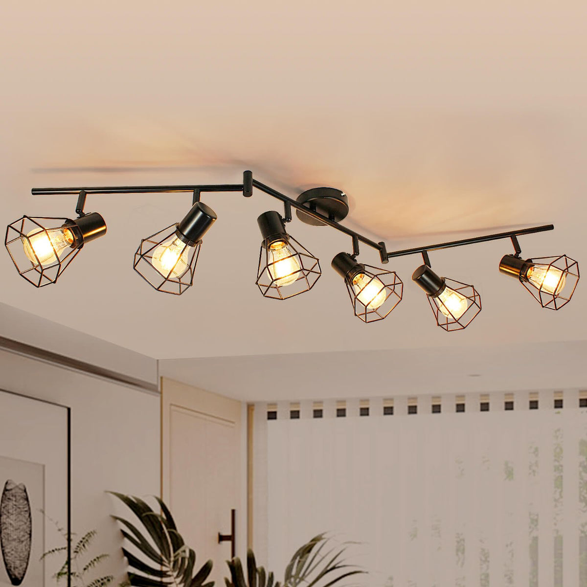 Track Lighting, Directional Rotatable Ceiling Light Fixture