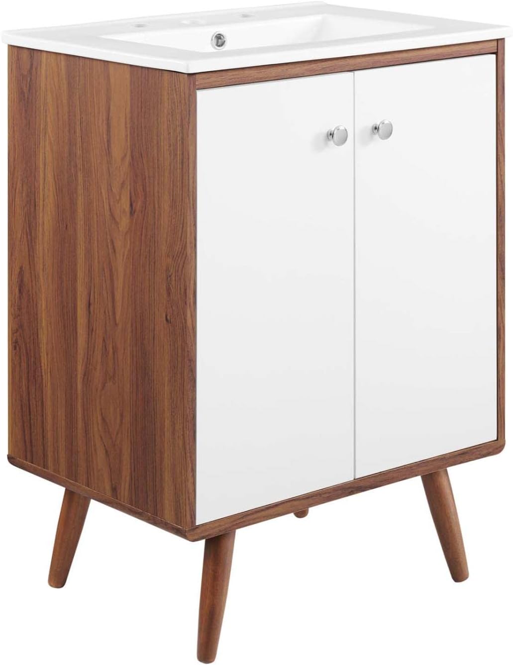 24-Inch Modern Bathroom Vanity Cabinet – Contemporary Design (Sink Not Included)