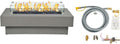 48 Inch Fire Table with Natural Gas Conversion Kit Wind Glass Shield 5